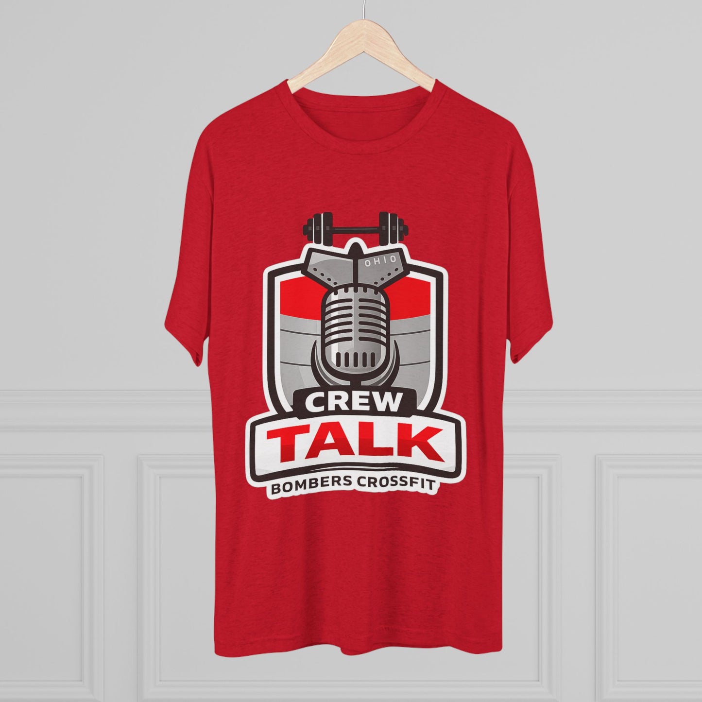 Crew Talk Podcast Tee — Bombers CrossFit Crew Shirt