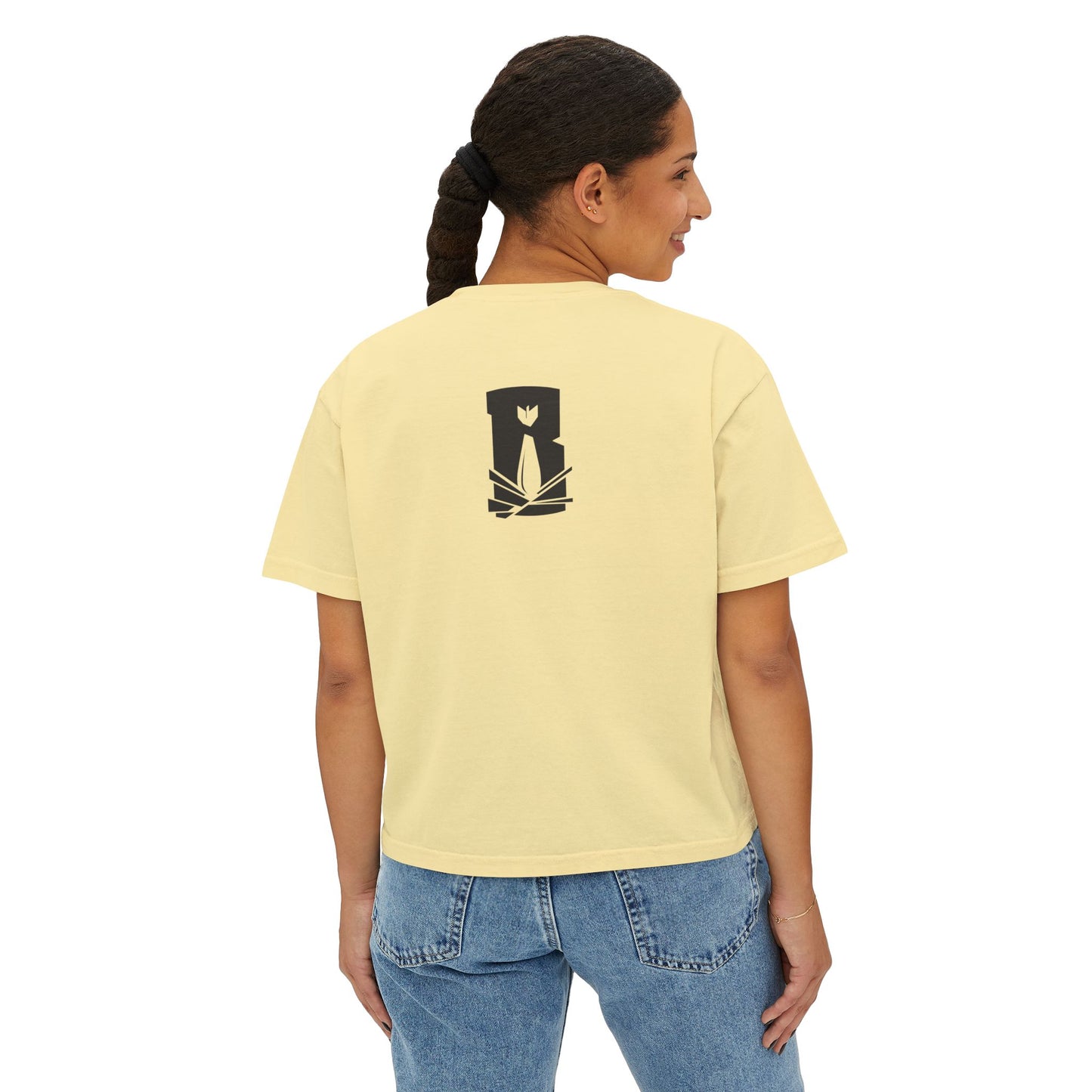 Women's Healthy Human Crop T
