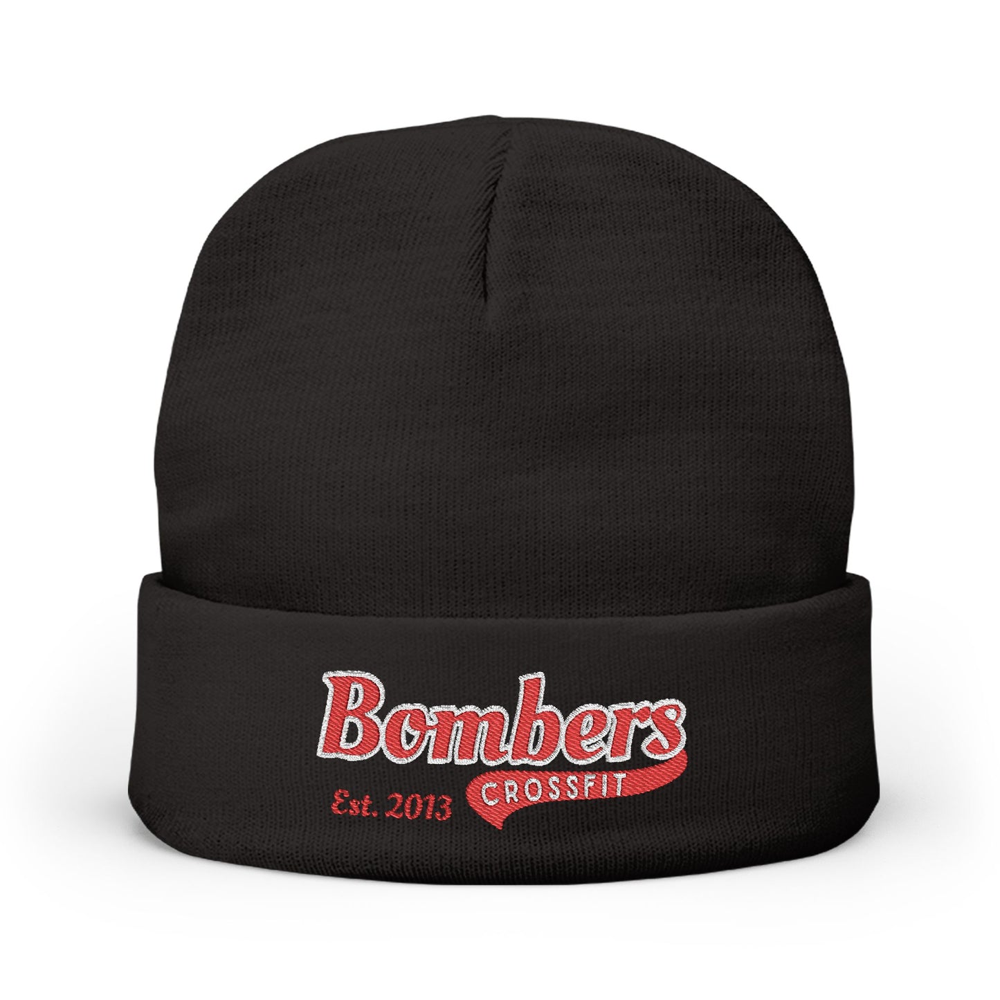 Knit Bombers Beanie (Embroidery)