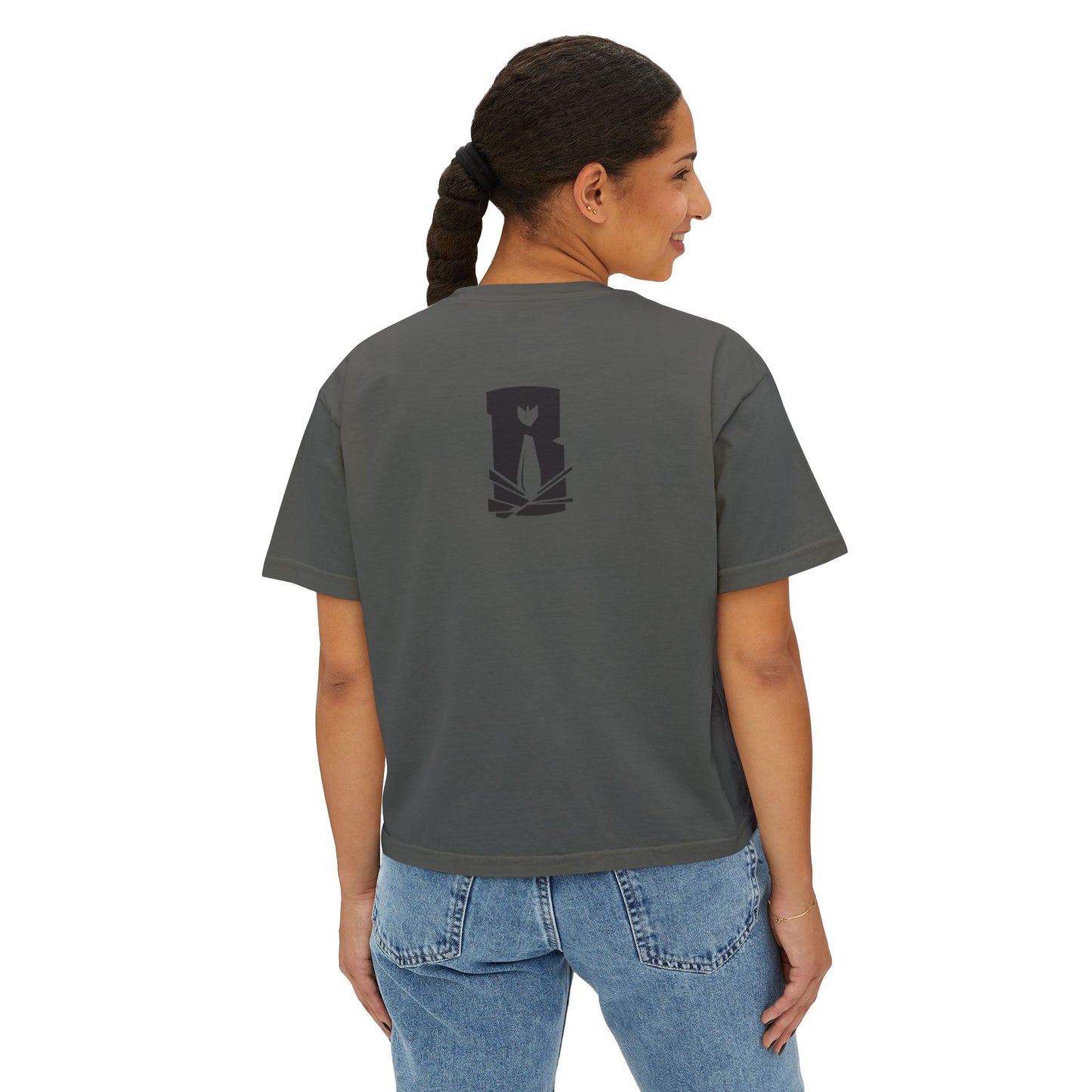 Women's Healthy Human Crop T