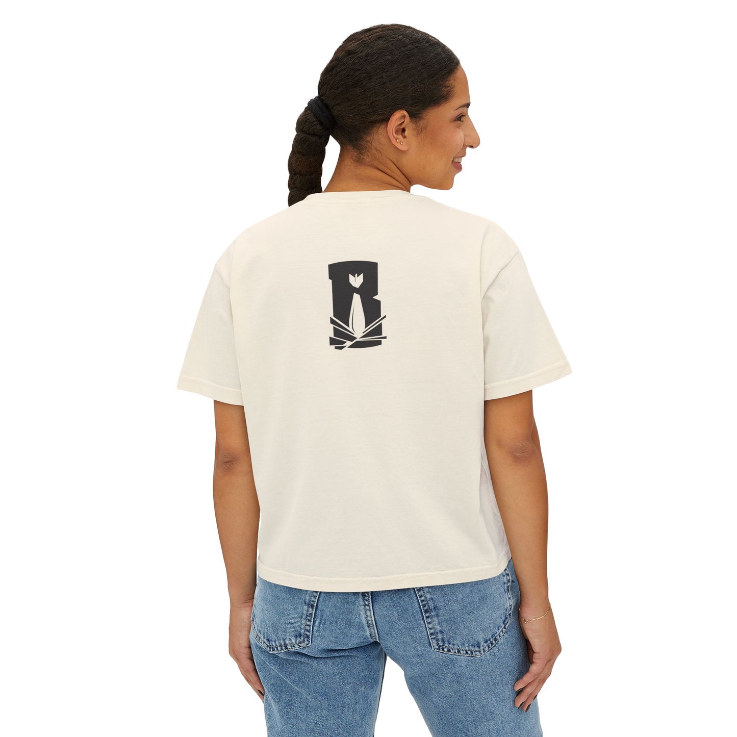 Women's Healthy Human Crop T