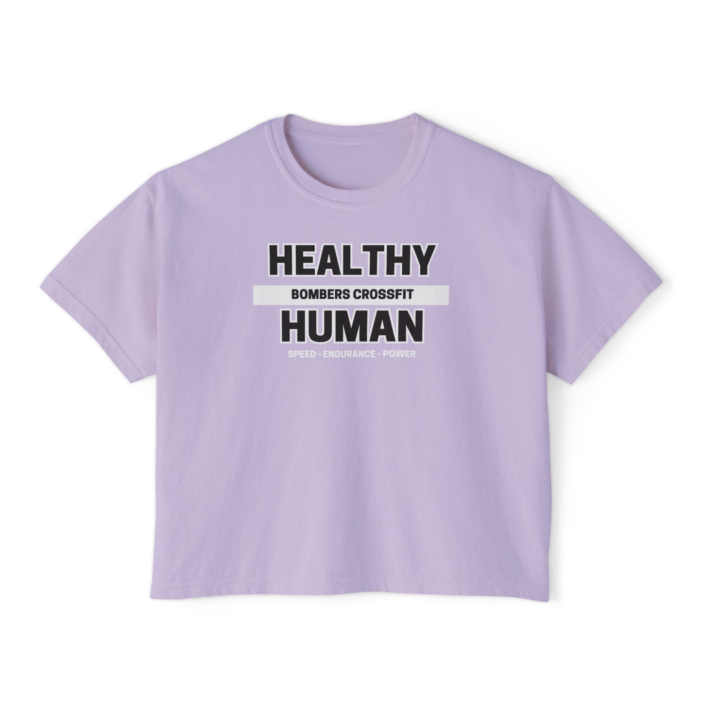 Women's Healthy Human Crop T