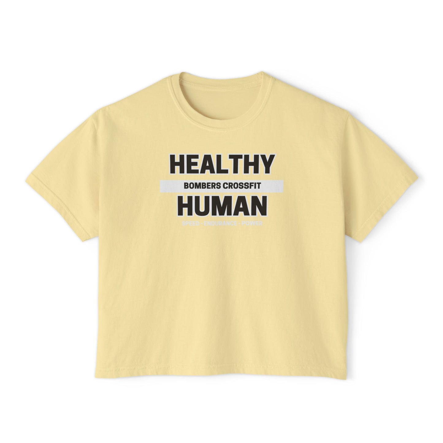 Women's Healthy Human Crop T