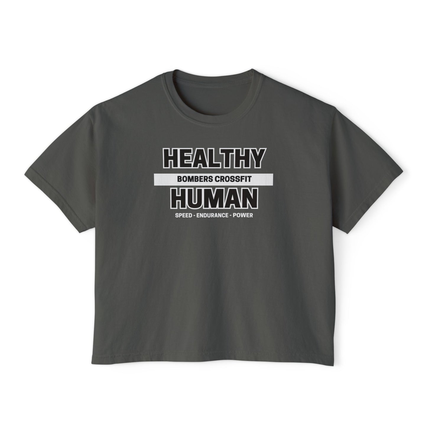 Women's Healthy Human Crop T