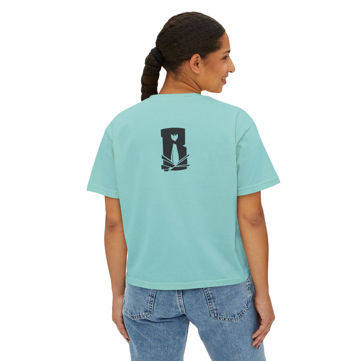 Women's Healthy Human Crop T