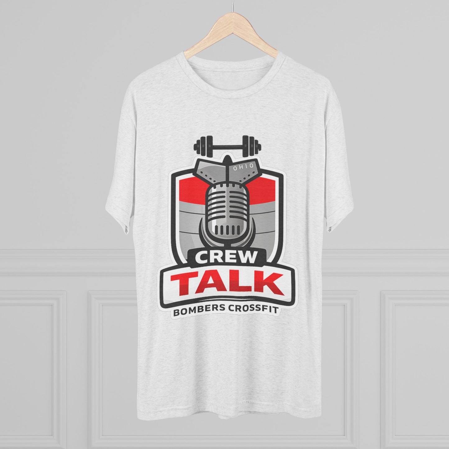 Crew Talk Podcast Tee — Bombers CrossFit Crew Shirt