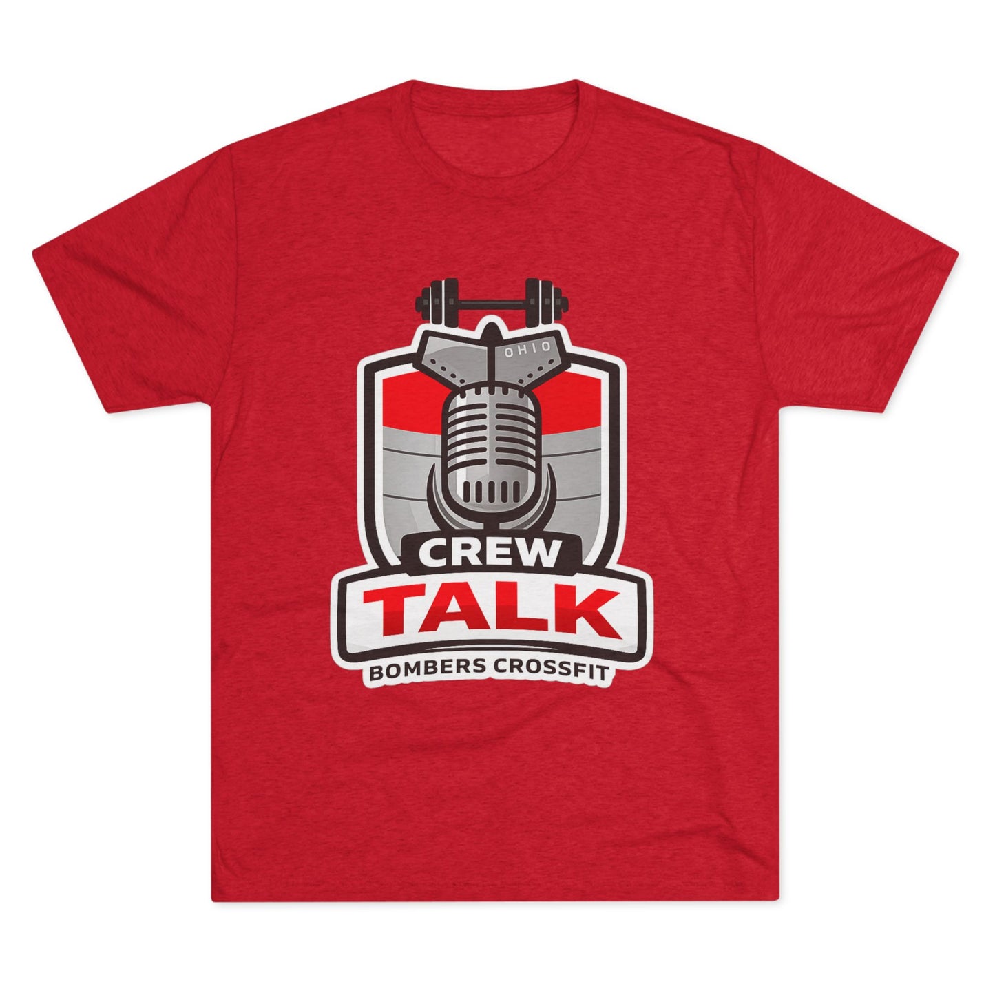 Crew Talk Podcast Tee — Bombers CrossFit Crew Shirt