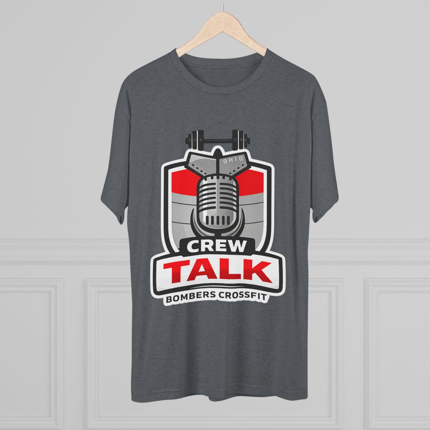 Crew Talk Podcast Tee — Bombers CrossFit Crew Shirt
