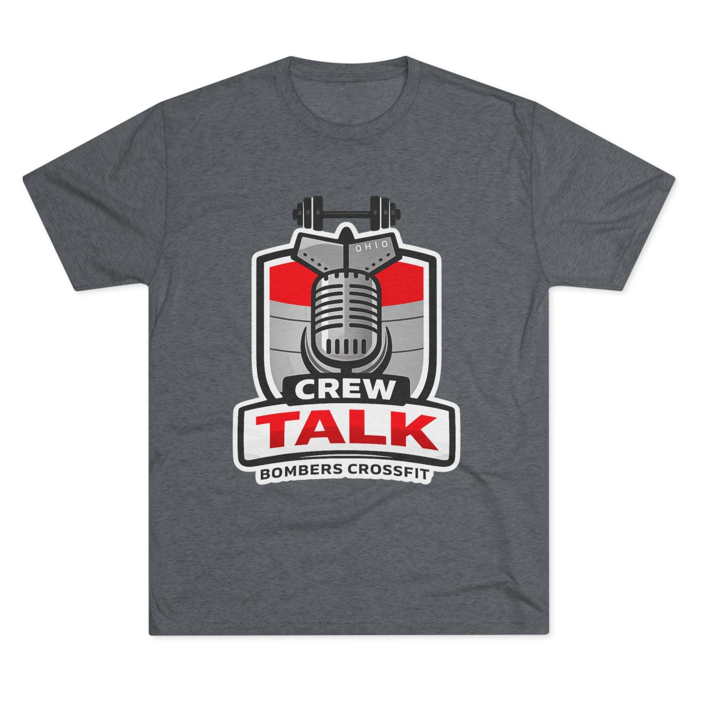 Crew Talk Podcast Tee — Bombers CrossFit Crew Shirt