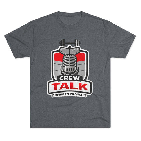 Crew Talk Podcast Tee — Bombers CrossFit Crew Shirt