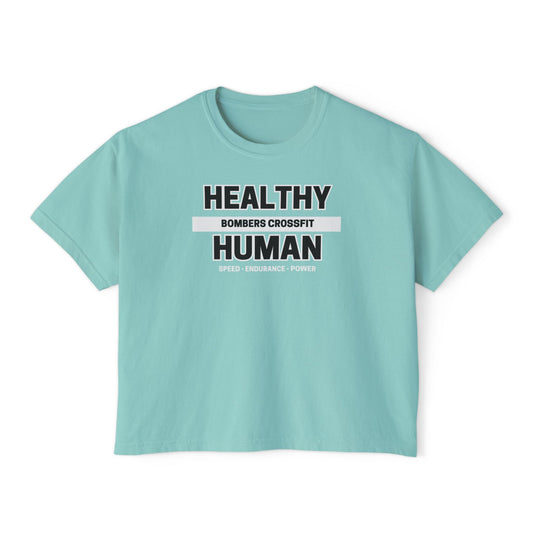 Women's Healthy Human Crop T