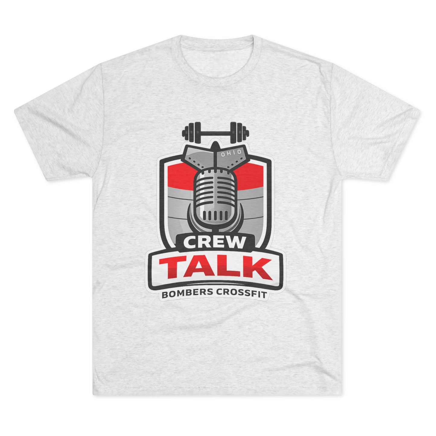 Crew Talk Podcast Tee — Bombers CrossFit Crew Shirt
